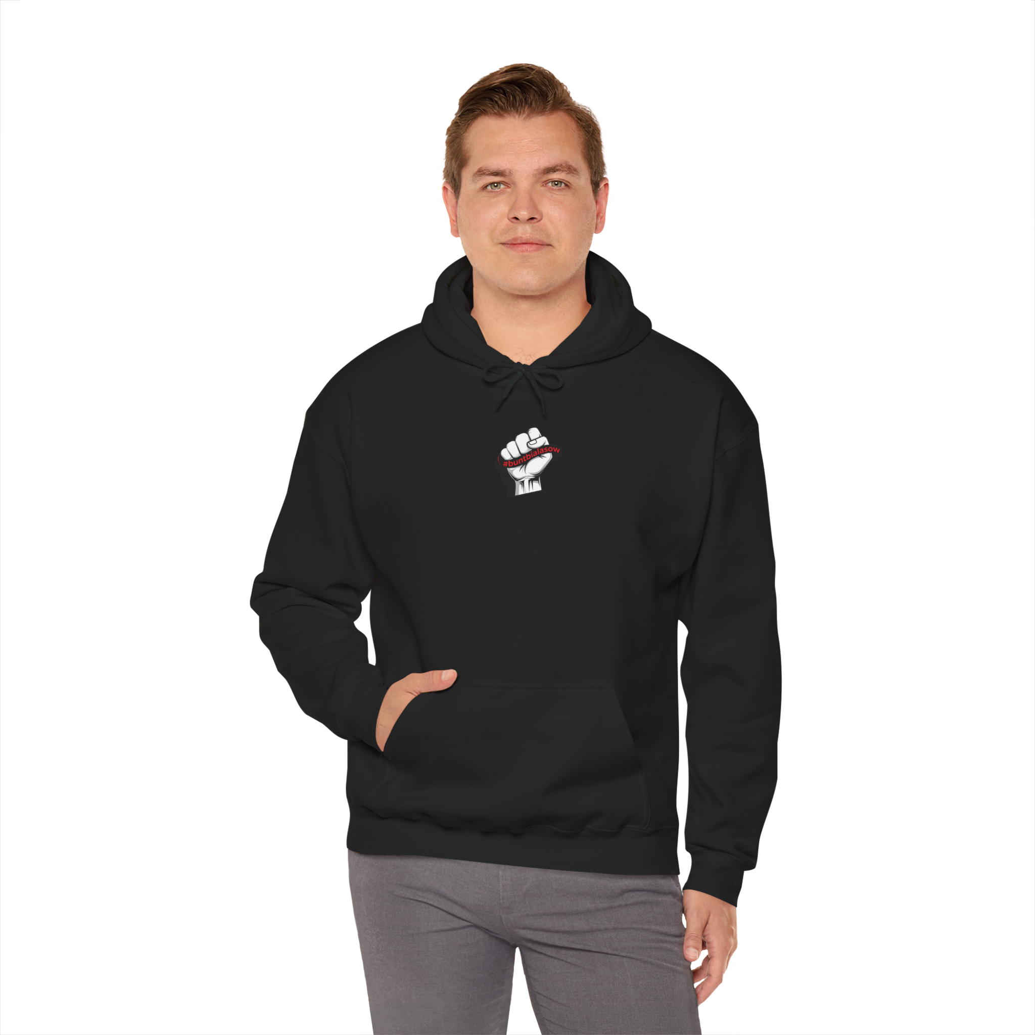 Heavy #buntbialasow Basic Hoodie